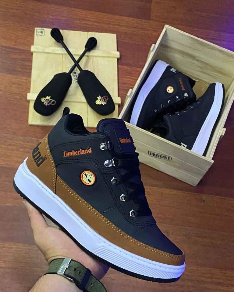 Botines Casuales sport timbercas para hombre elegantes toda ocasion.