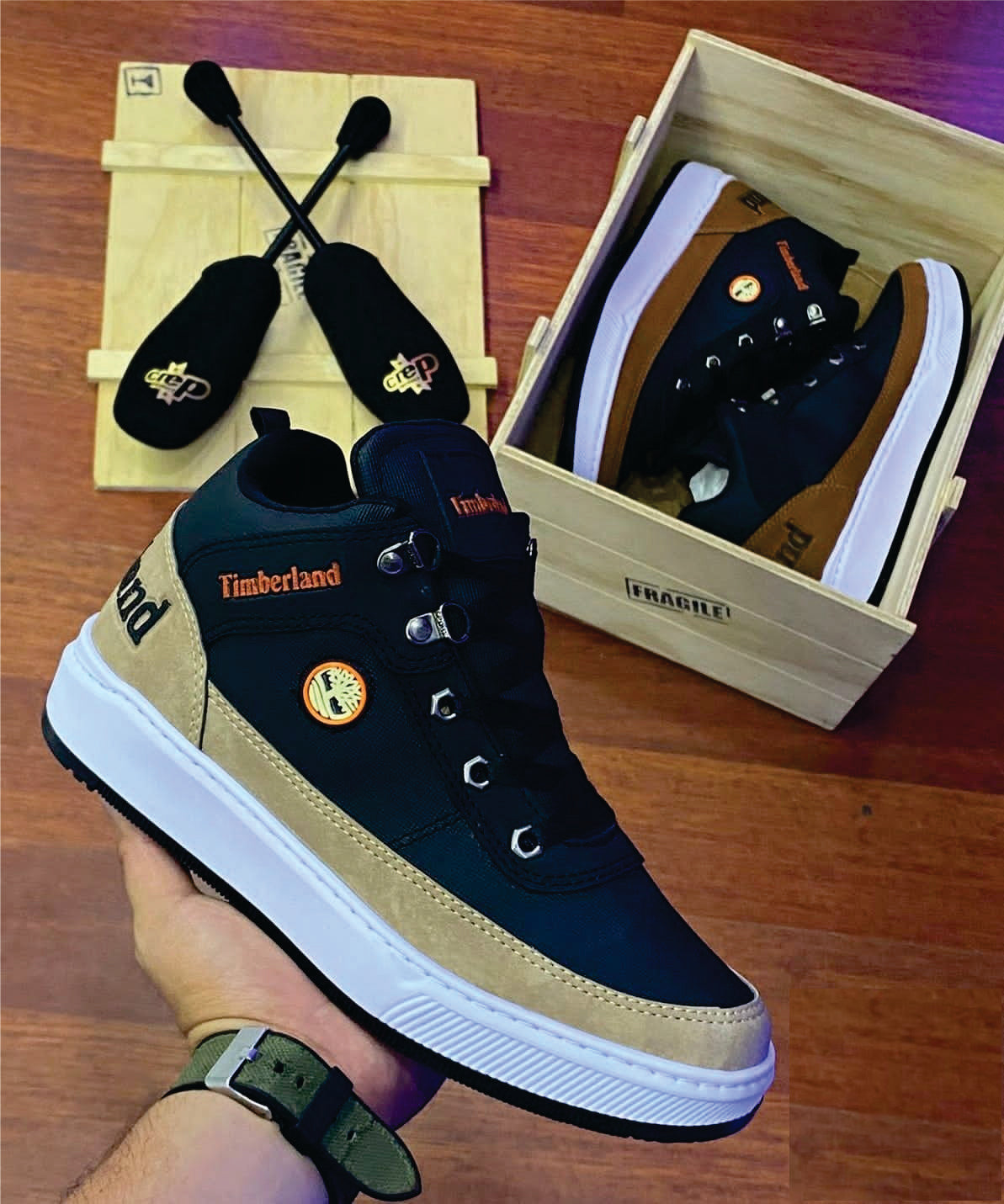 Botines Casuales sport timbercas para hombre elegantes toda ocasion.